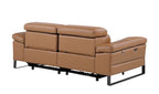 1246 Divanitalia Top Grain Italian Leather Loveseat with Power Headrest - Cognac - SKU 1246-COGNAC-2.2-HT - view 6