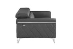 1140 Divanitalia Loveseat with Adjustable Headrest in Top-grain Italian Leather