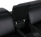 1126 Divanitalia 8-Piece U-Shaped Sectional Sofa in Top Grain Italian Leather with 4 Power Recliners & Power Headrests