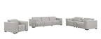 1208 Modular Leather Set with 5 Power Recliners & Power Headrests - Light Grey - SKU 1208-LT-GREY-7.5-HT-3PC - view 3