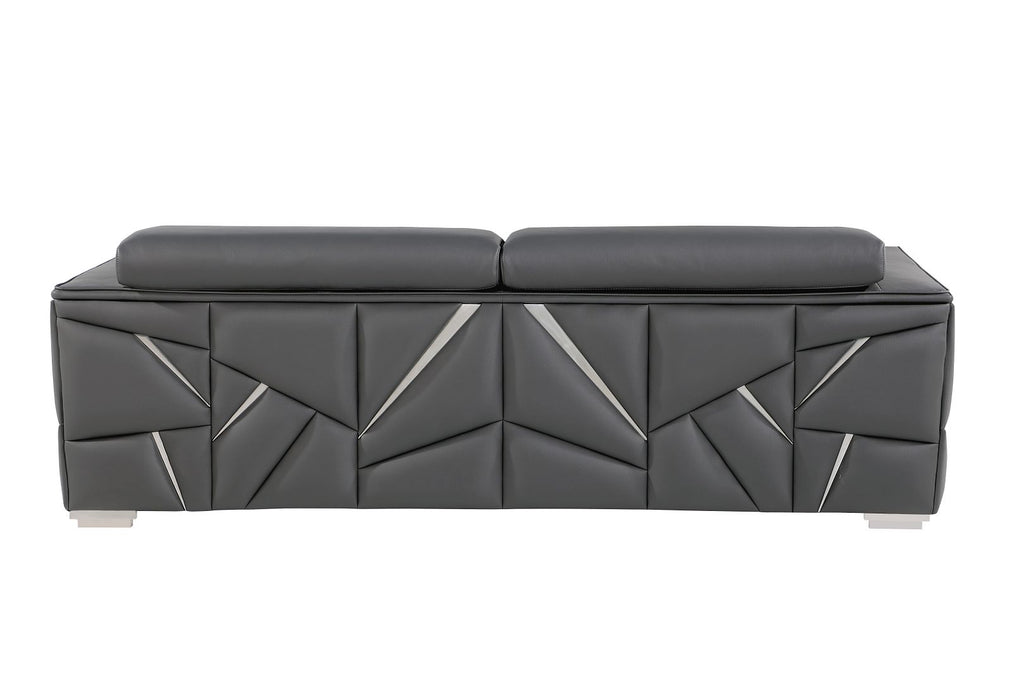 1120 Divanitalia Loveseat with Adjustable Headrest in Top-grain Italian Leather