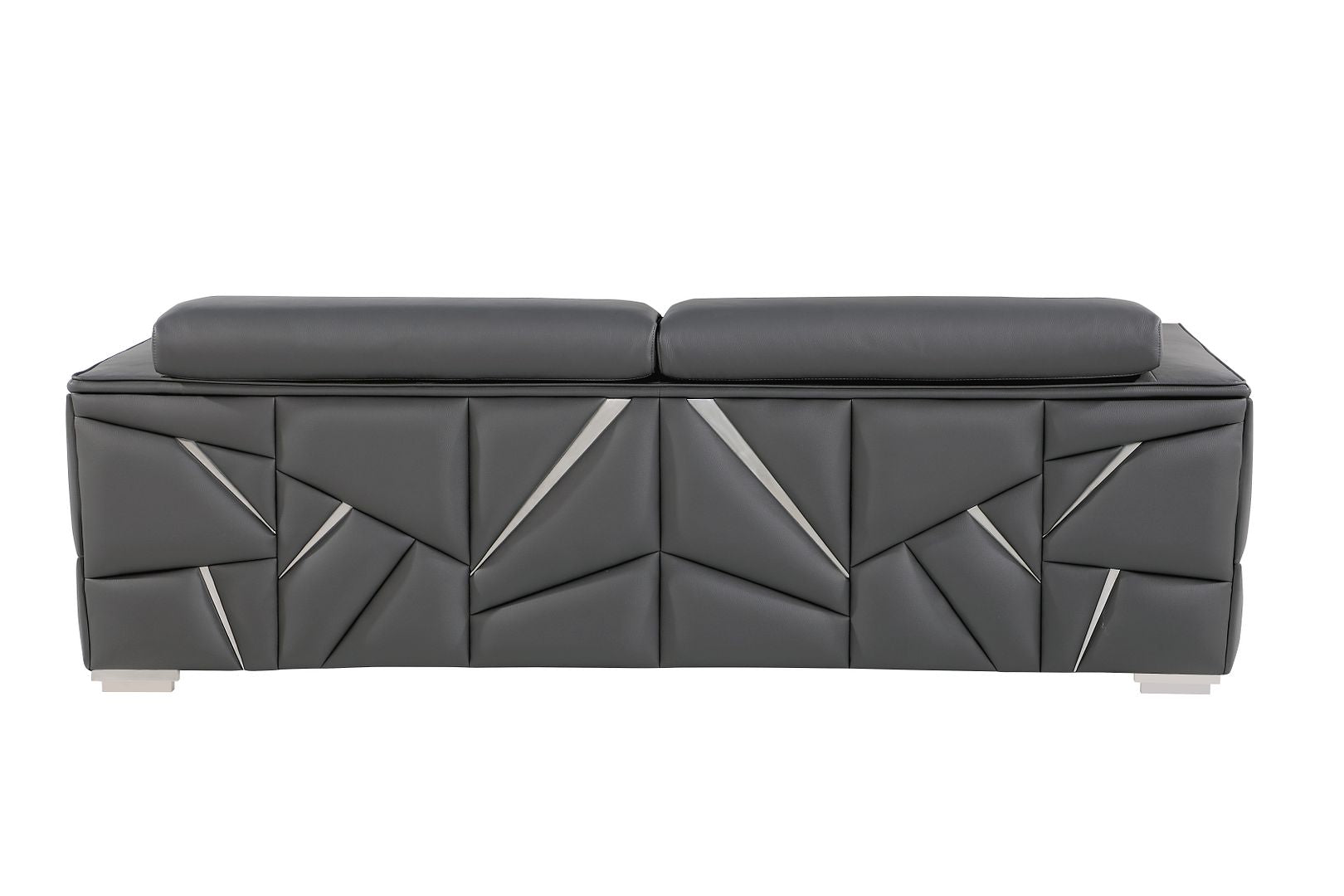 1120 Divanitalia Loveseat with Adjustable Headrest in Top-grain Italian Leather