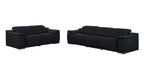 9762 Divanitalia 5-Piece Modular Power Reclining Sofa and Loveseat Set with 5 Power Recliners in Top Grain Italian Leather - Black - SKU 9762-BLACK-5.4-HT-2PC - view 3