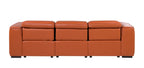 1224 Divanitalia 3-Piece Modular Power Reclining Sofa in Top Grain Italian Leather with 3 Power Recliners & Power Headrests - Camel - SKU 1224-CAMEL-3.3-HT - view 7