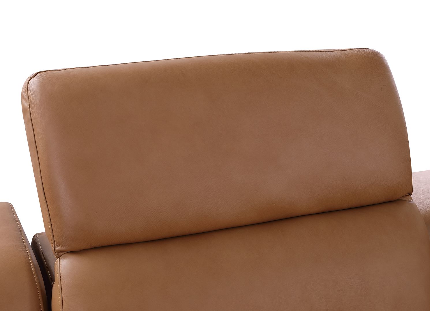 1126 Divanitalia 3-Piece Modular Power Reclining Sofa in Top Grain Italian Leather with 2 Power Recliners & Power Headrests