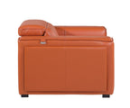 1126 Divanitalia Top Grain Italian Leather Power Reclining Chair with Power Headrests