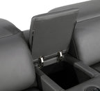 1116 Divanitalia 5-Piece Modular Power Reclining Sofa in Top Grain Italian Leather with 3 Power Recliners & Power Headrests