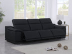 9762 Divanitalia 3-Piece Modular Power Reclining Sofa with 3 Power Recliners in Top Grain Italian Leather
