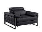1246 Divanitalia Power Reclining Arm Chairwith Power Headrests - Top Grain Italian Leather