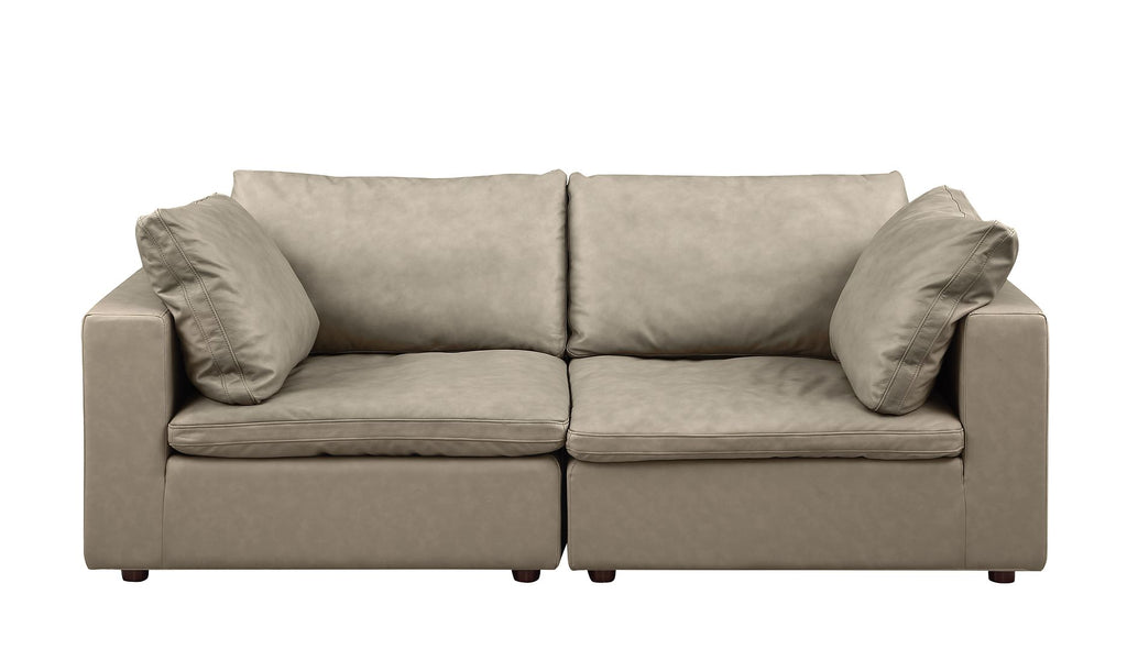 1100 Divanitalia 2-Piece Sofa Set - Top-grain Italian Leather