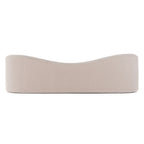 Calico - Contemporary Beige Pebble Fabric 3 - Seat Sofa