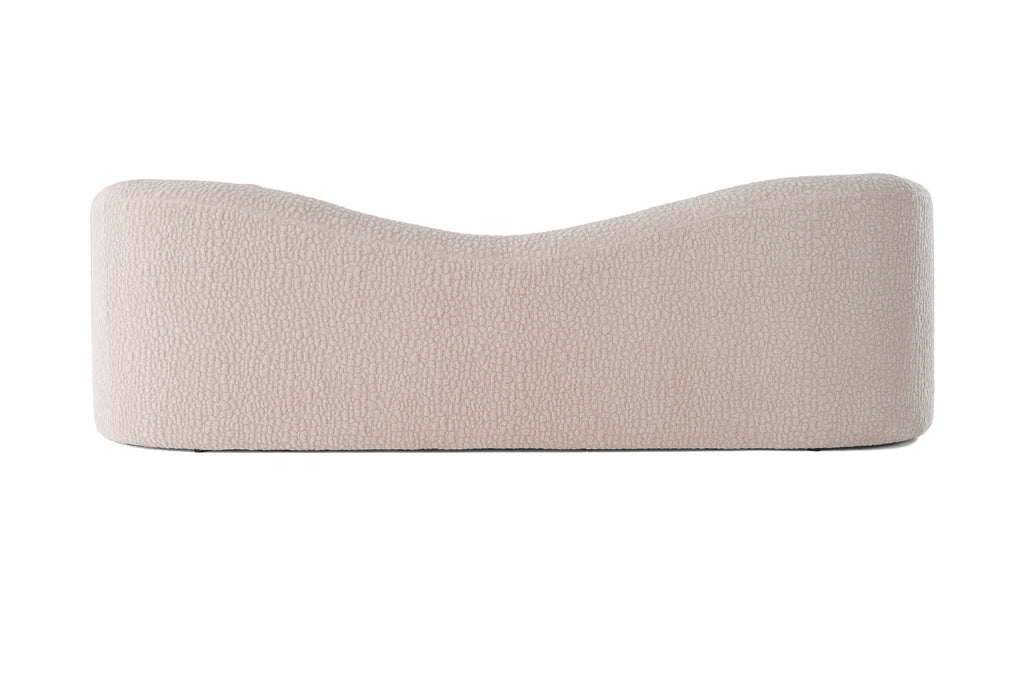 Calico - Contemporary Beige Pebble Fabric 4 - Seat Sofa