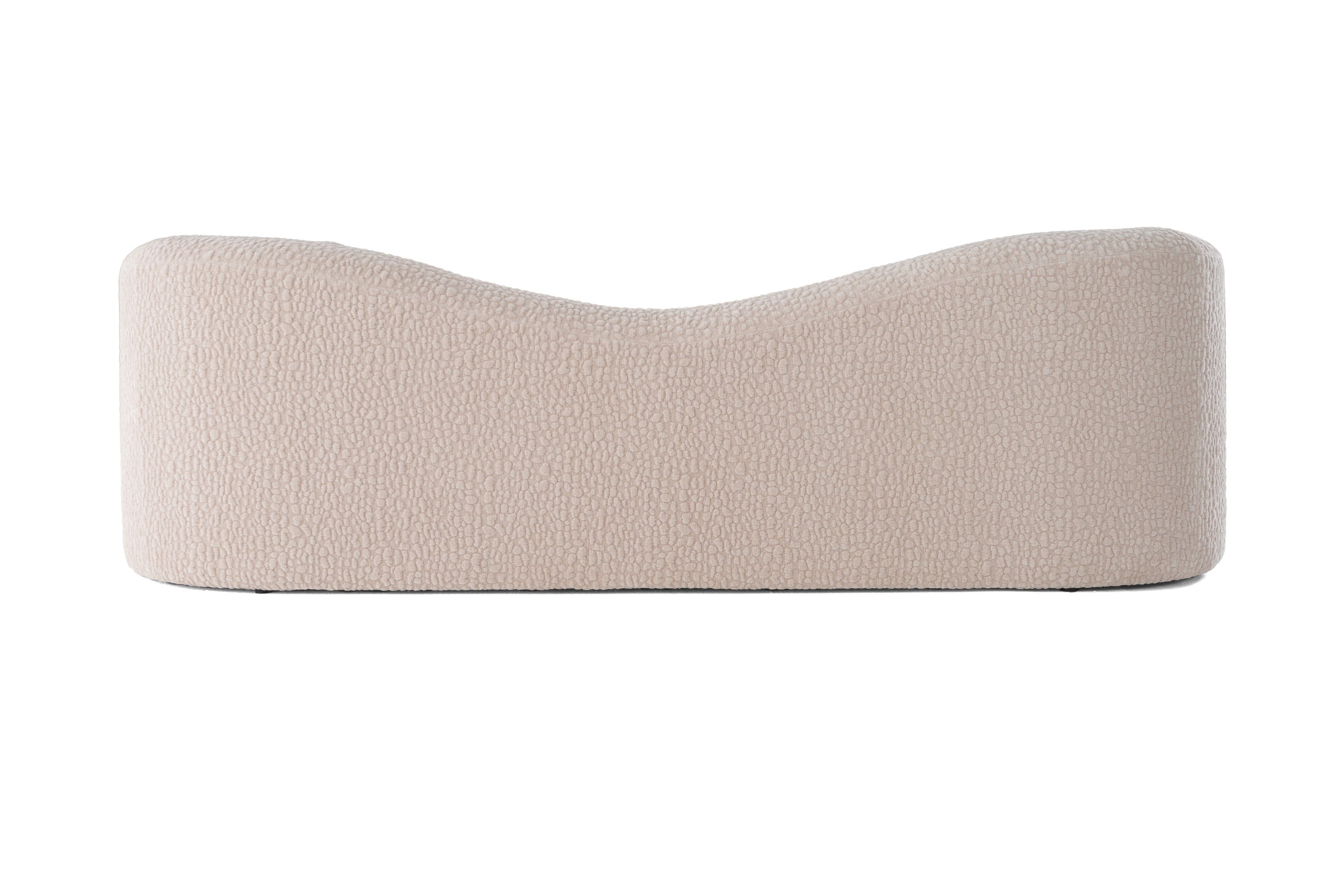 Calico - Contemporary Beige Pebble Fabric 4 - Seat Sofa