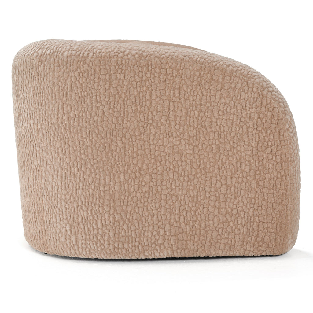 Calico - Contemporary Tan Fabric 3 - Seat Sofa