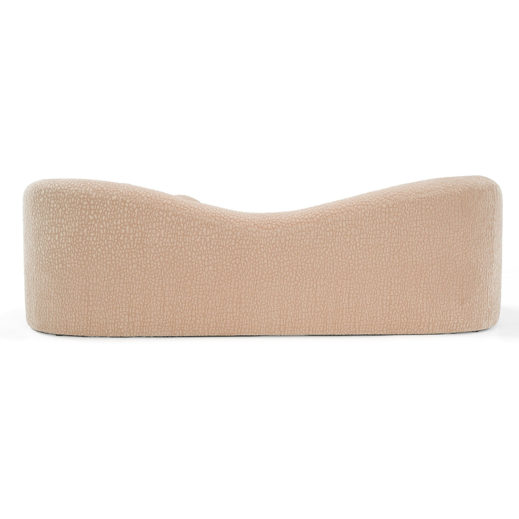 Calico - Contemporary Tan Fabric 3 - Seat Sofa