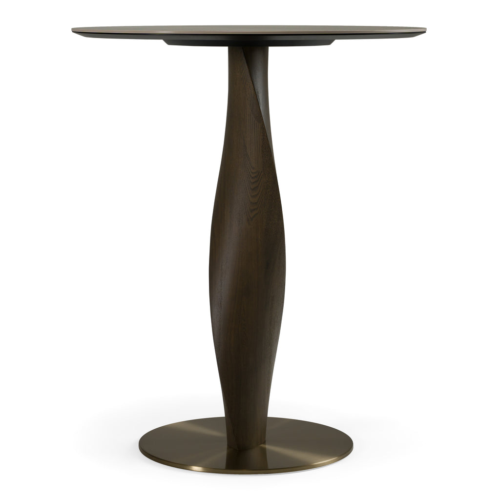 Calvary - Mid-Century Modern Ceramic + Grey Ash Bar Table