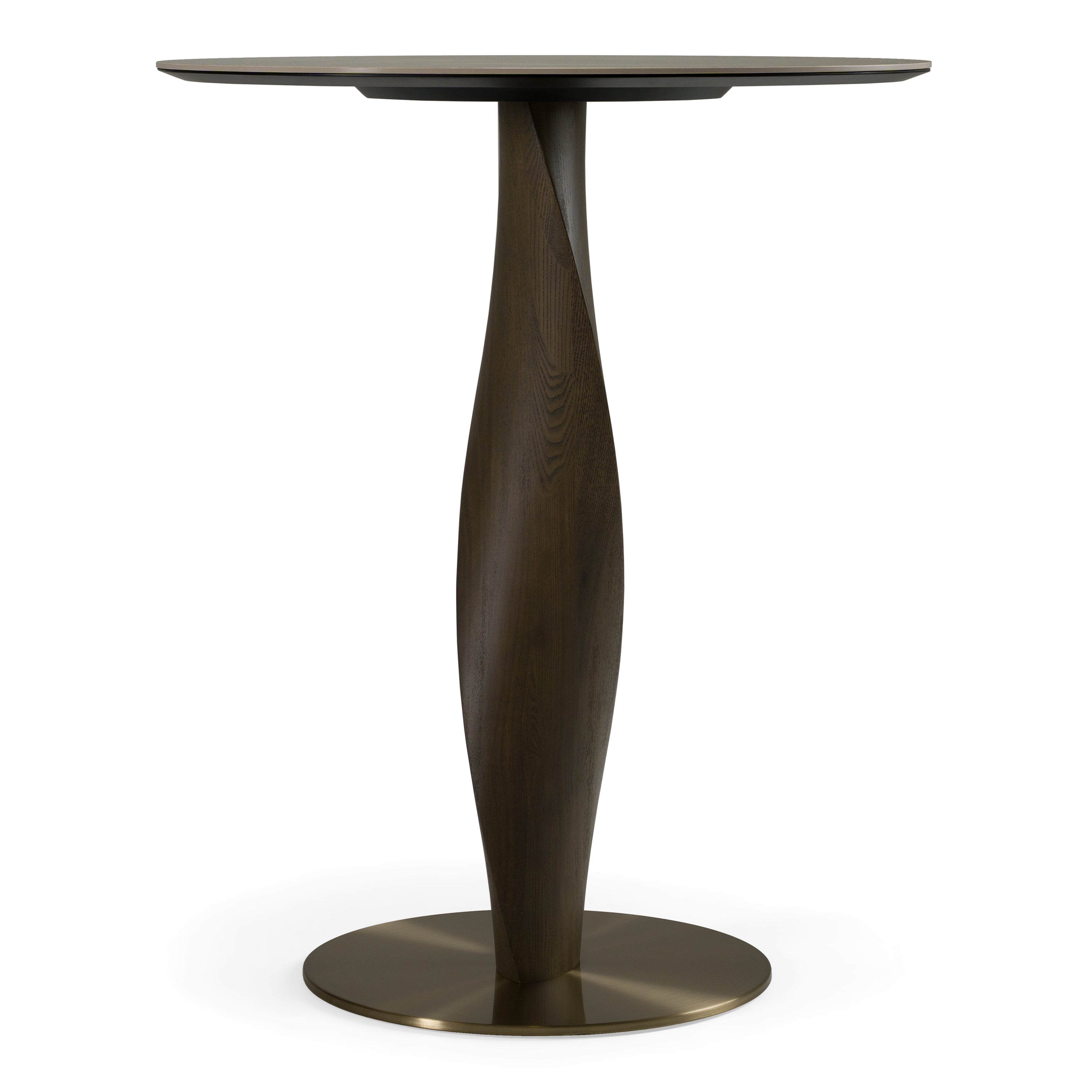 Calvary - Mid-Century Modern Ceramic + Grey Ash Bar Table