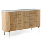 Cambridge White Marble & Mango Dresser