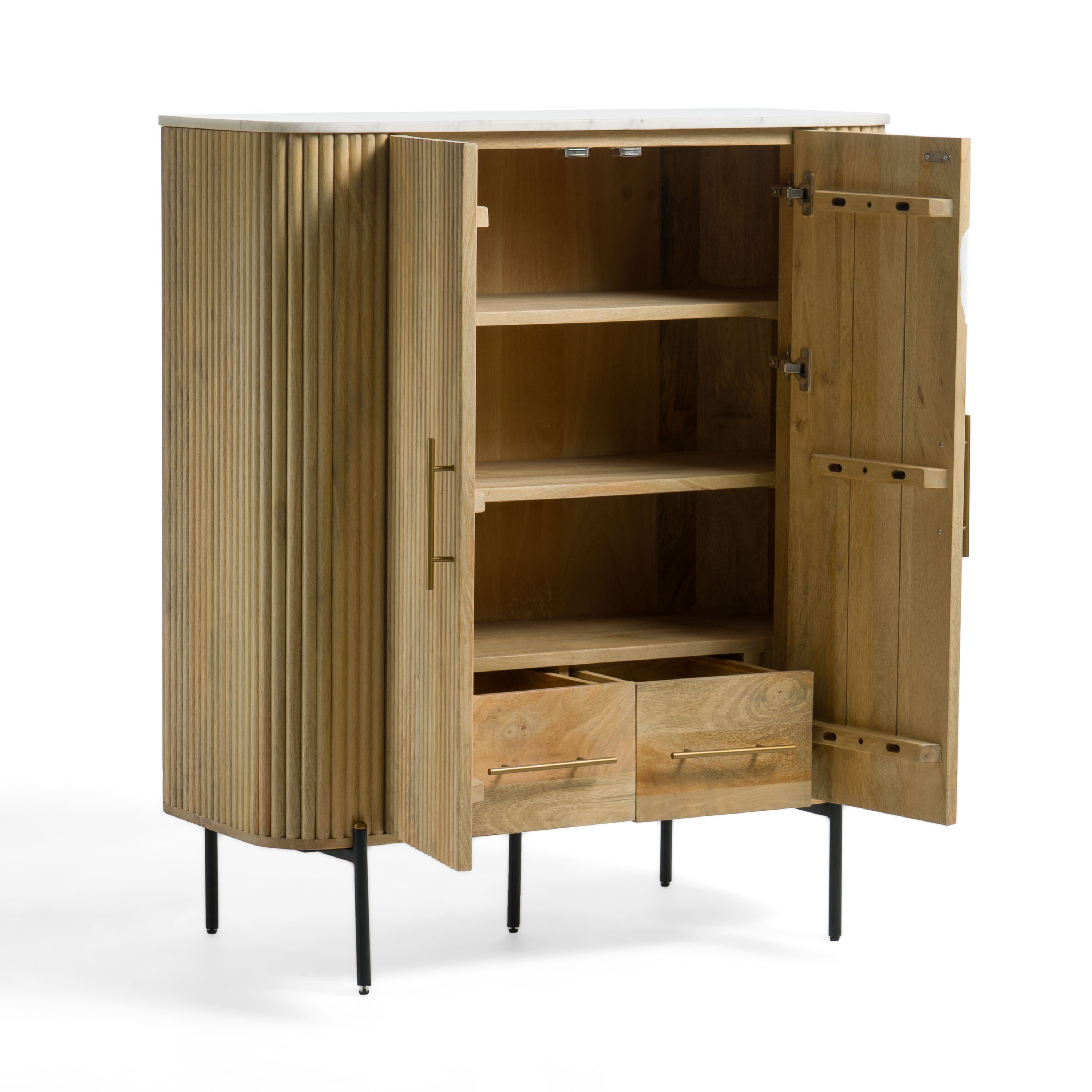 Cambridge White Marble & Mango Tall Buffet