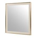 Cartier - Modern Beige Shagreen & Brushed Brass Mirror