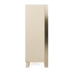 Cartier - Modern Beige Shagreen and Brushed Brass Chest