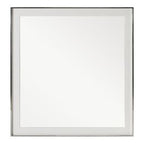 Cartier - Modern White & Stainless Steel Mirror