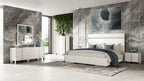 Cartier - Modern White & Stainless Steel Mirror