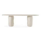 Carville - Modern Terrazzo Concrete Oval Dining Table