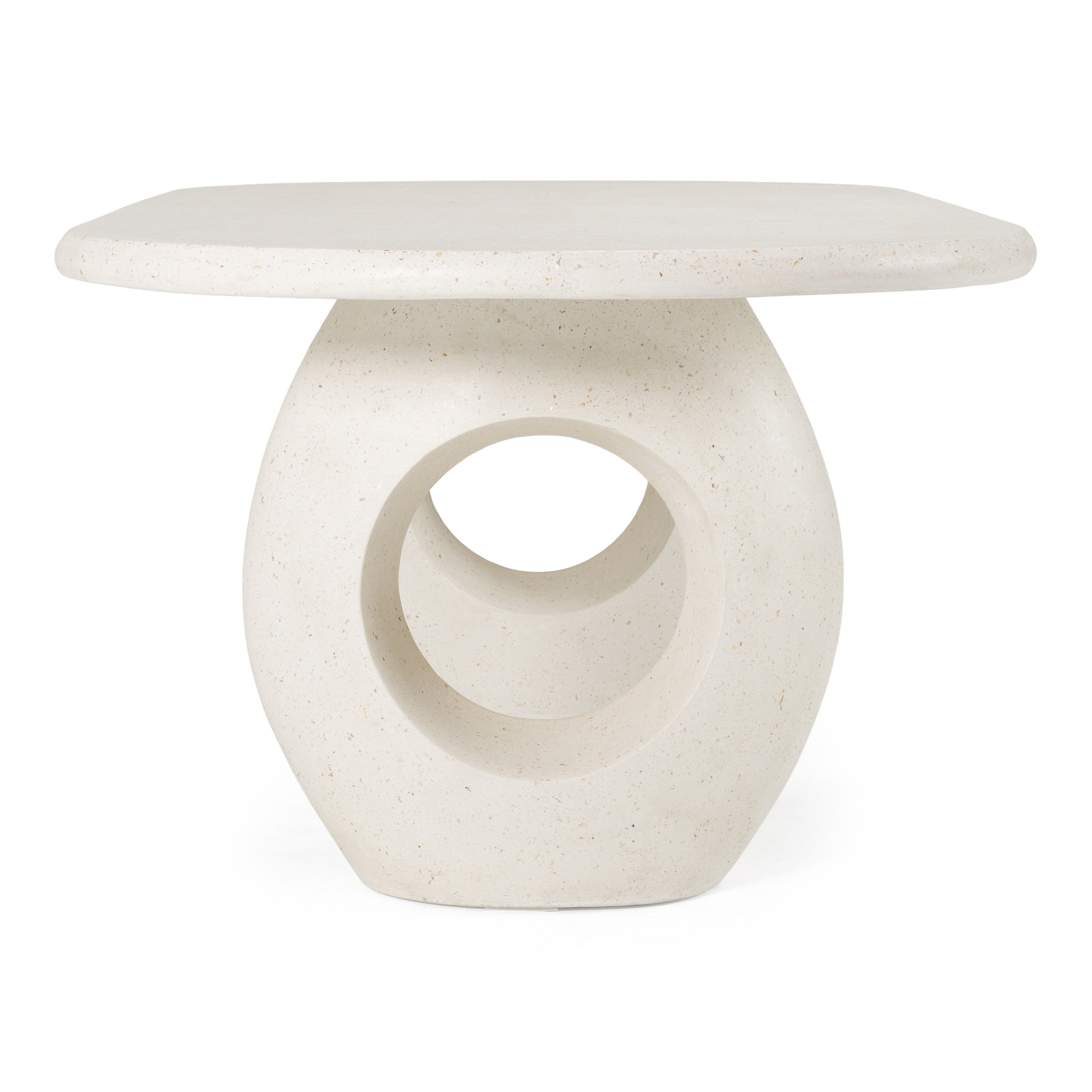 Carville - Modern Terrazzo Concrete Oval Dining Table