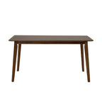 Castillo + Jordan - Modern Grey Fabric + Walnut 7-Piece Dining Set