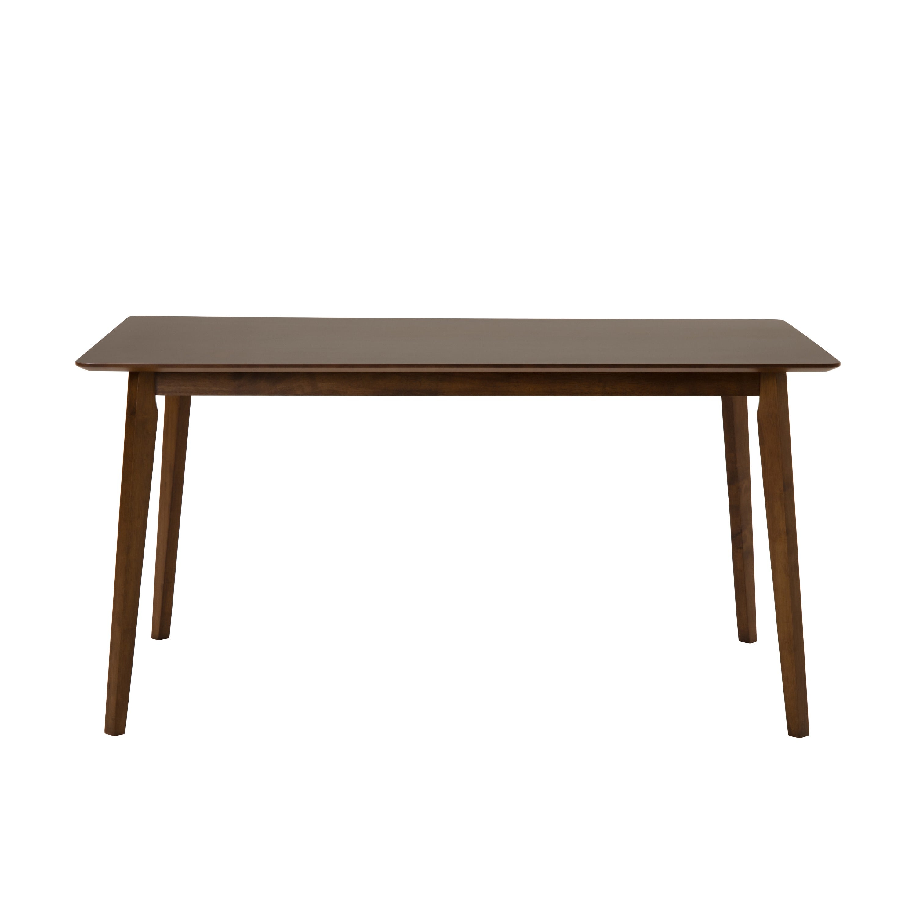 Castillo + Jordan - Modern Grey Fabric + Walnut 7-Piece Dining Set