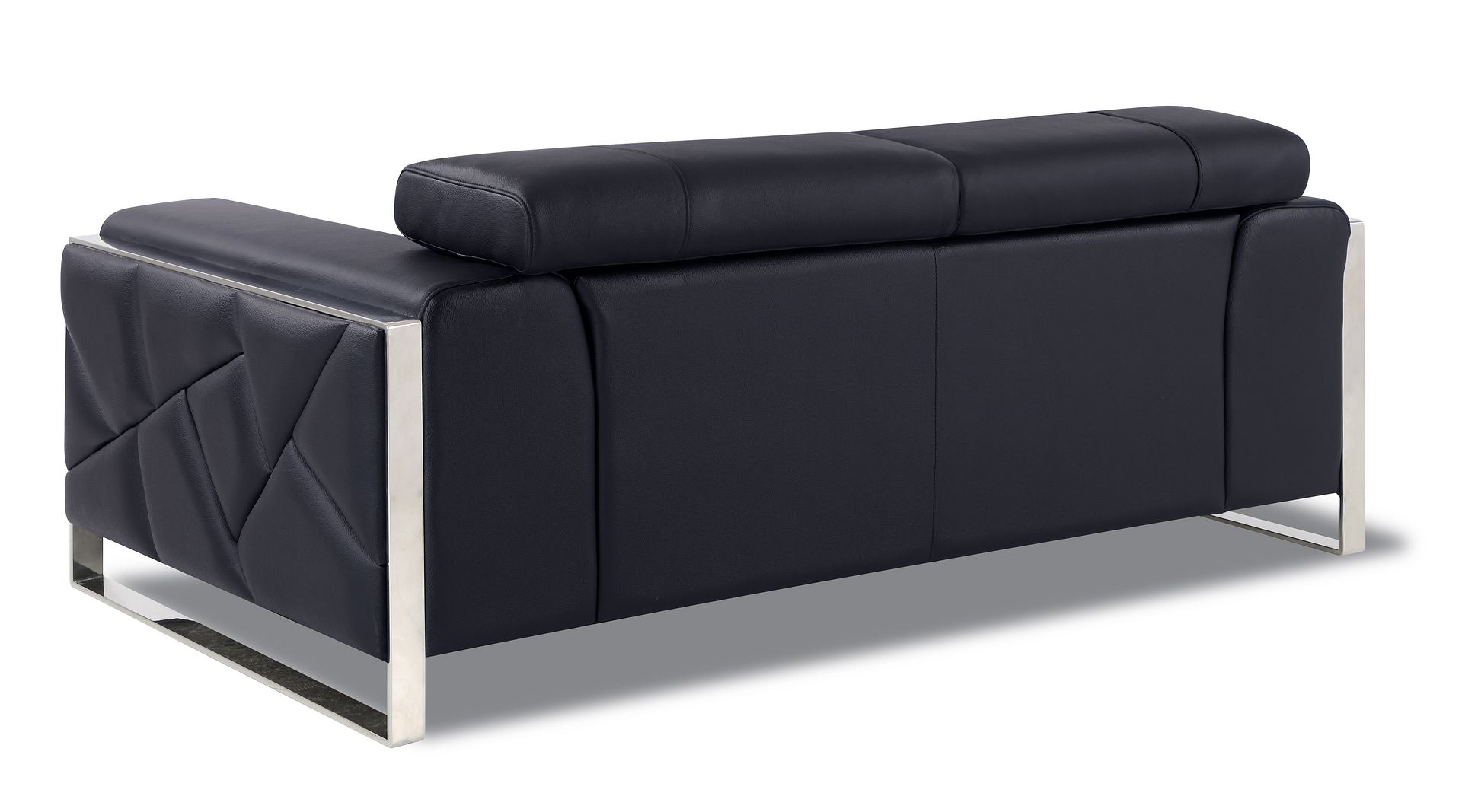 903 Divanitalia Loveseat with Adjustable Headrest in Top-grain Italian Leather