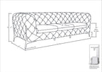 970 Divanitalia Sofa in Top-grain Italian Leather
