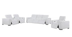 1208 Modular Leather Set with 6 Power Recliners & Power Headrests - White - SKU 1208-WHITE-7.6-HT-3PC - view 4
