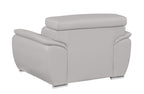 4571 Modern Genuine Leather Chair - Light Grey - SKU 4571-CH-LT-GREY - view 5