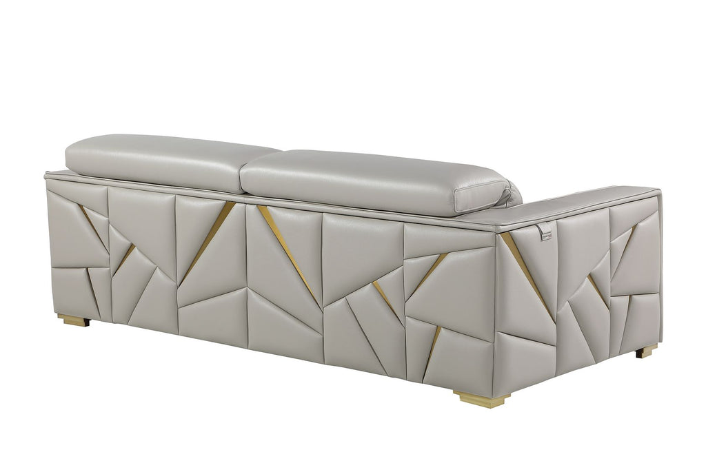1120 Divanitalia Sofa with Adjustable Headrest in Top-grain Italian Leather