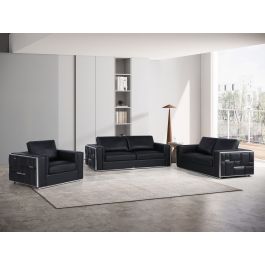 1130 Divanitalia 3-Piece Sofa Set in Top-grain Italian Leather