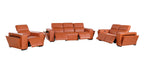 1224 Divanitalia 6-Piece Modular Power Reclining Sofa, Loveseat & Chair Set in Top Grain Italian Leather with 5 Power Recliners & Power Headrests - Camel - SKU 1224-CAMEL-6.5-HT-3PC - view 4