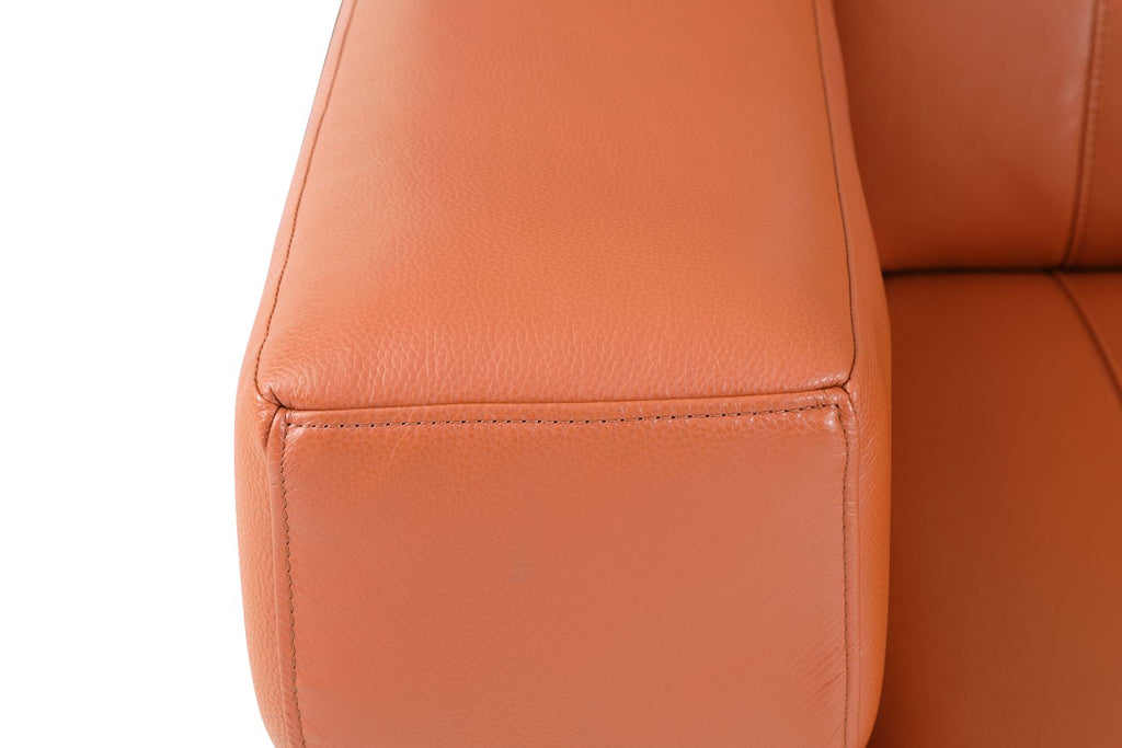 904 Divanitalia Chair in Top-grain Italian Leather - Camel - SKU 904-CH-CAMEL - view 9