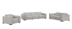 1208 Leather Reclining Set - Sofa, Loveseat & Chair with 6 Power Recliners - Light Grey - SKU 1208-LT-GREY-6.6-HT-3PC - view 3
