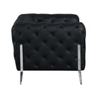 970 Divanitalia Chair in Top-grain Italian Leather - Black
