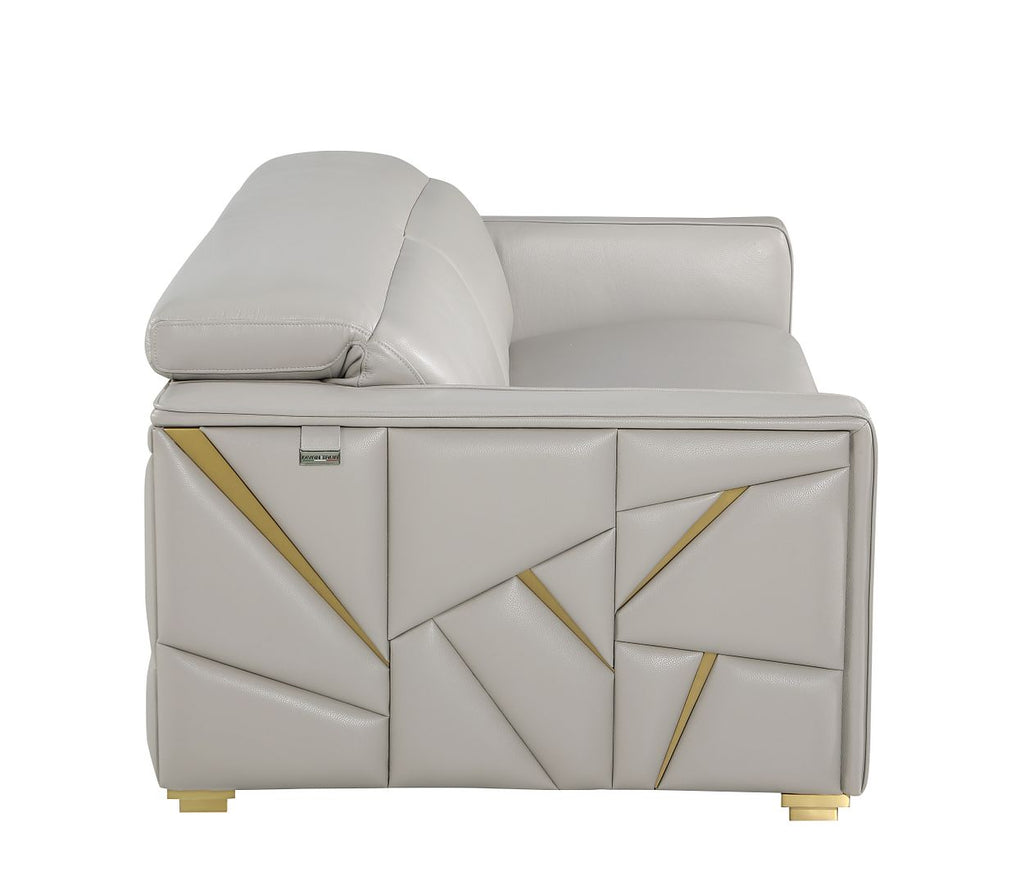 1120 Divanitalia Sofa with Adjustable Headrest in Top-grain Italian Leather