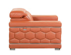 692 Divanitalia Chair with Adjustable Headrest in Top-grain Italian Leather - Camel - SKU 692-CH-CAMEL - view 6