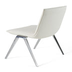 Cedric - Modern White Vegan Leather Accent Chair