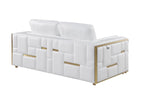 1130 Divanitalia 2-Piece Sofa Set in Top-grain Italian Leather - White - SKU 1130-WHITE-2PC - view 5