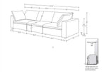 1100 Divanitalia Modular Sofa - Top-grain Italian Leather