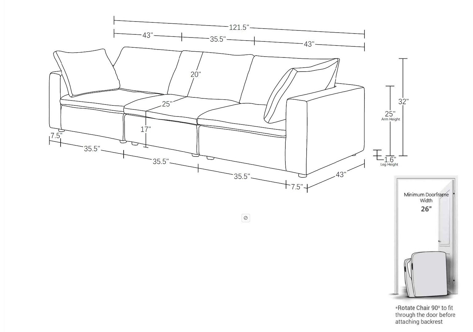 1100 Divanitalia Modular Sofa - Top-grain Italian Leather