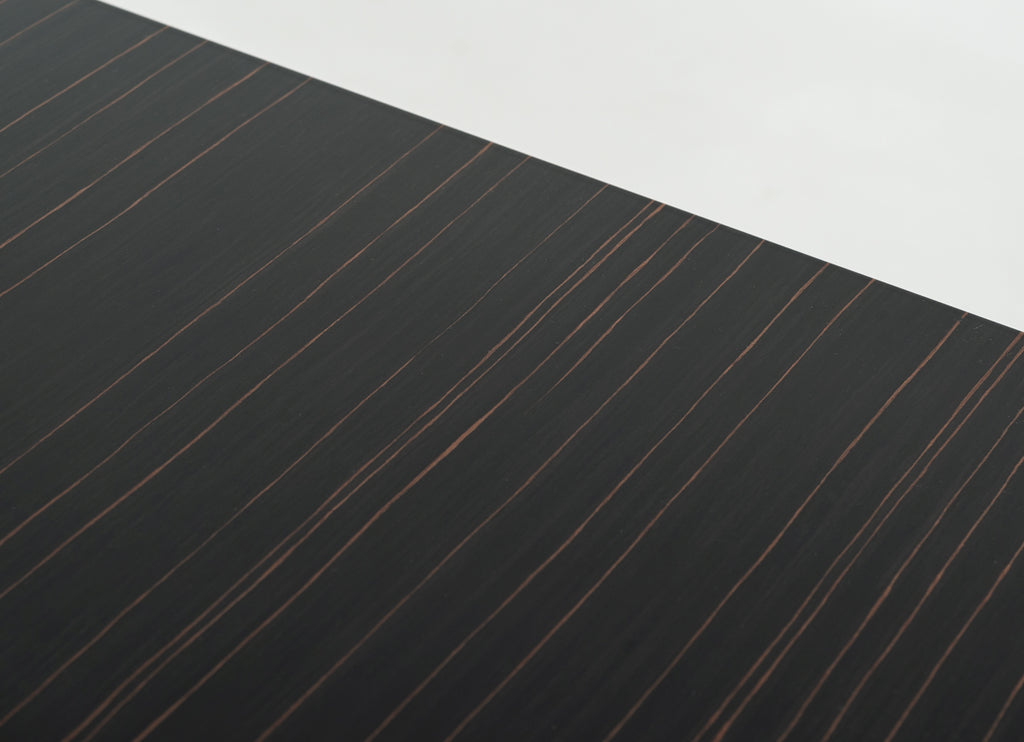 Chadwick Modern Ebony & Rosegold Dining Table