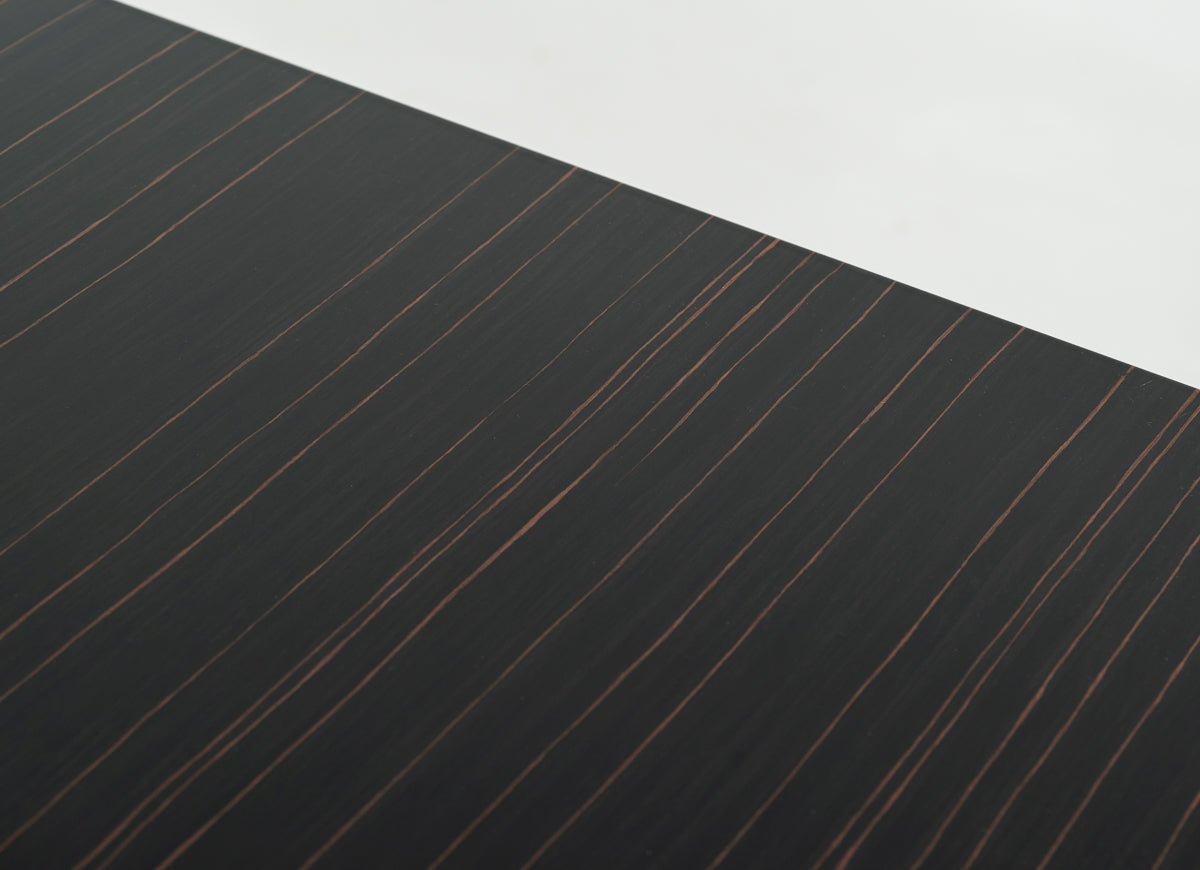 Chadwick Modern Ebony & Rosegold Dining Table