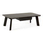 Chadwick Modern Ebony & Rosegold Coffee Table